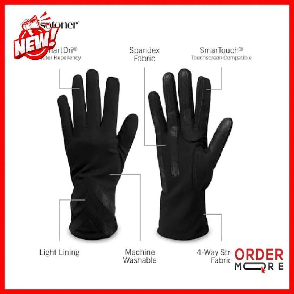 Women's Touchscreen Fleece Gloves, Cold Weather, SmarTouch Tech